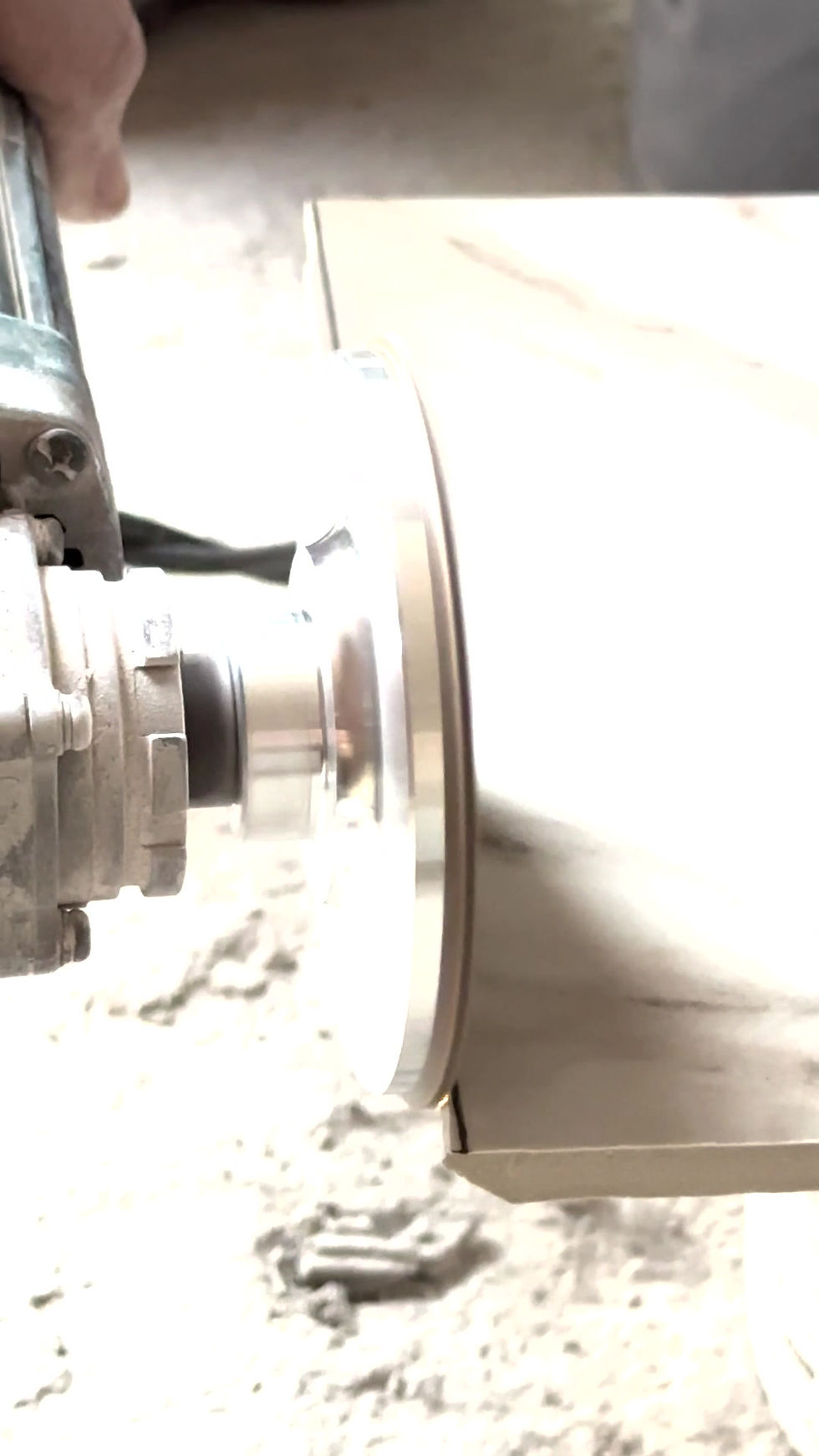 Miniatura: Copa diamantada traslapada para desbaste y pulido base de aluminio