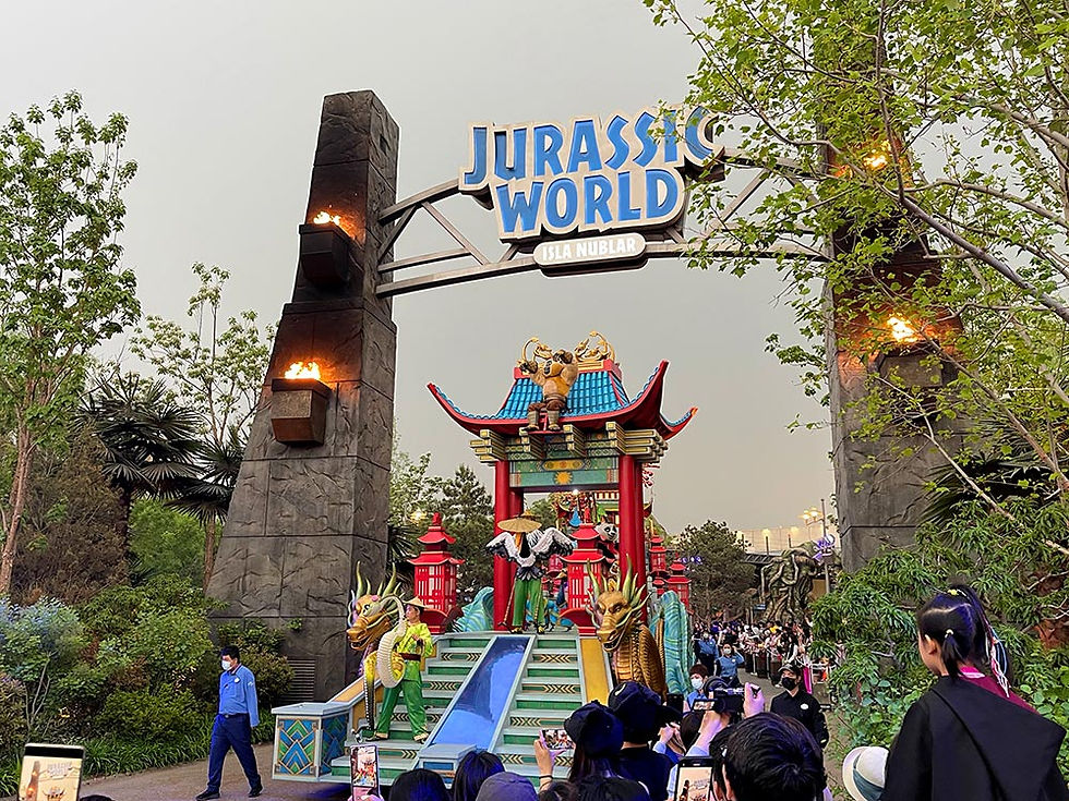 พาเหรดใน Universal Studio Beijing