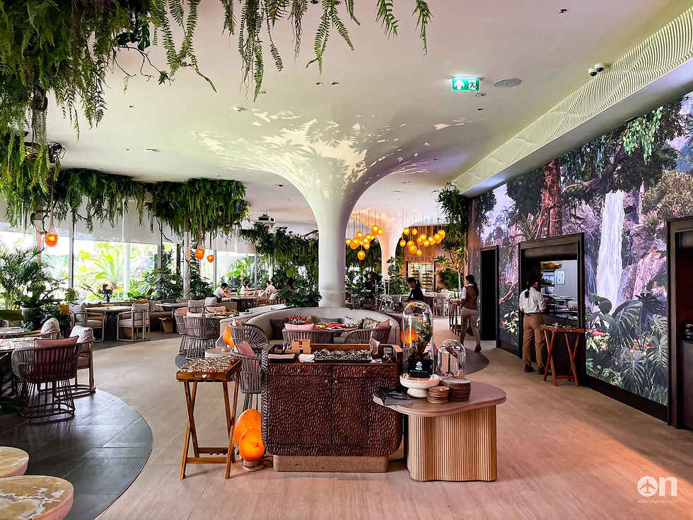 ห้องอาหาร Jurassic World: The Experience - Fossil & Flame Restaurant | Asiatique The Riverfront Destination