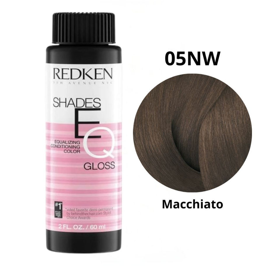 Botellas de Redken Shades EQ Bonder Inside y Shades EQ Gloss 60ml, tinte demi permanente ácido sin amoníaco para brillo y for