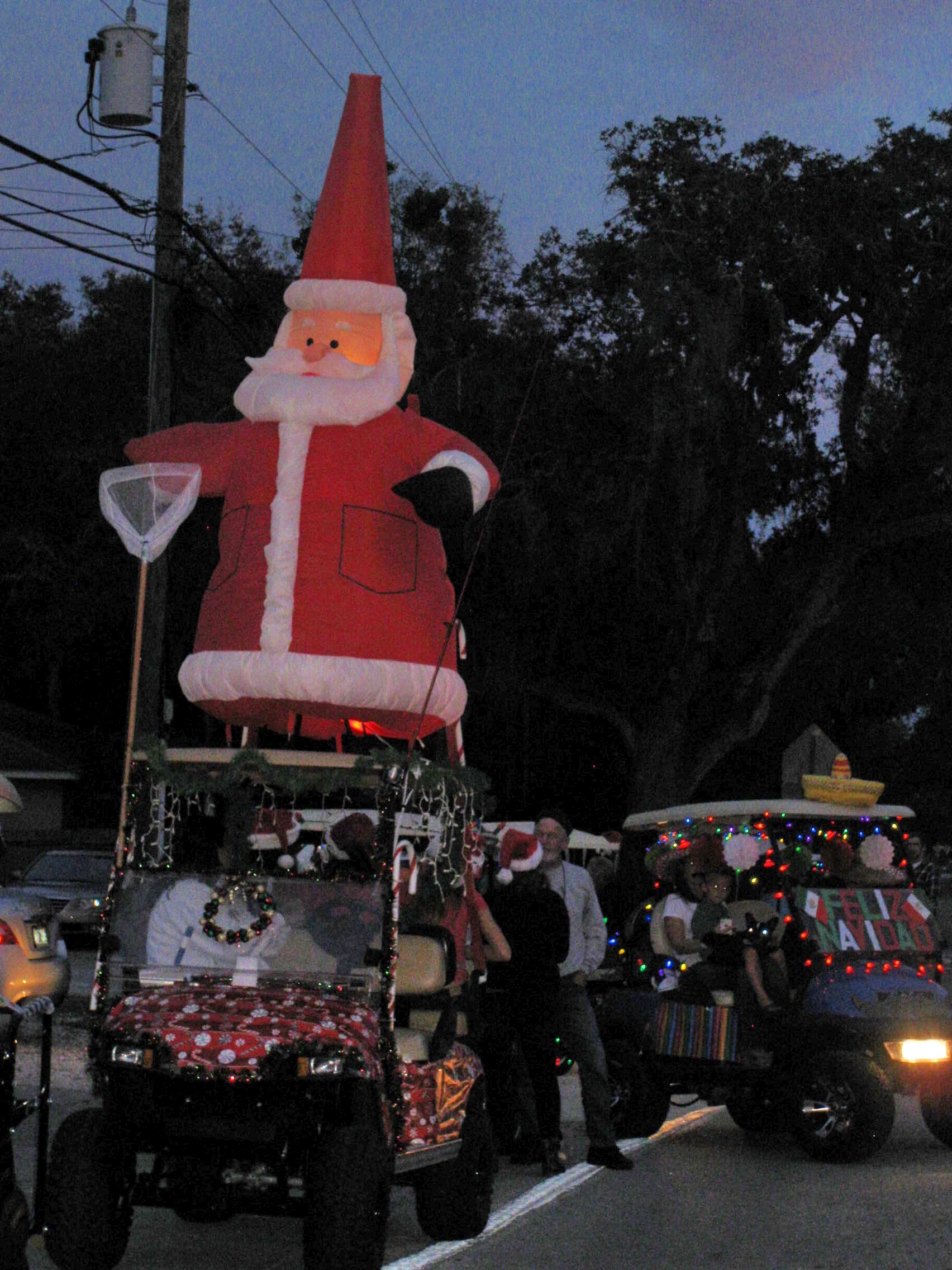 Ozona Annual Holiday Golf Cart Parade ozonavillagefl