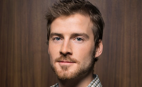 Man with Wooden Background