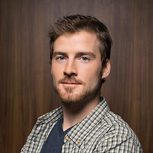 Man with Wooden Background