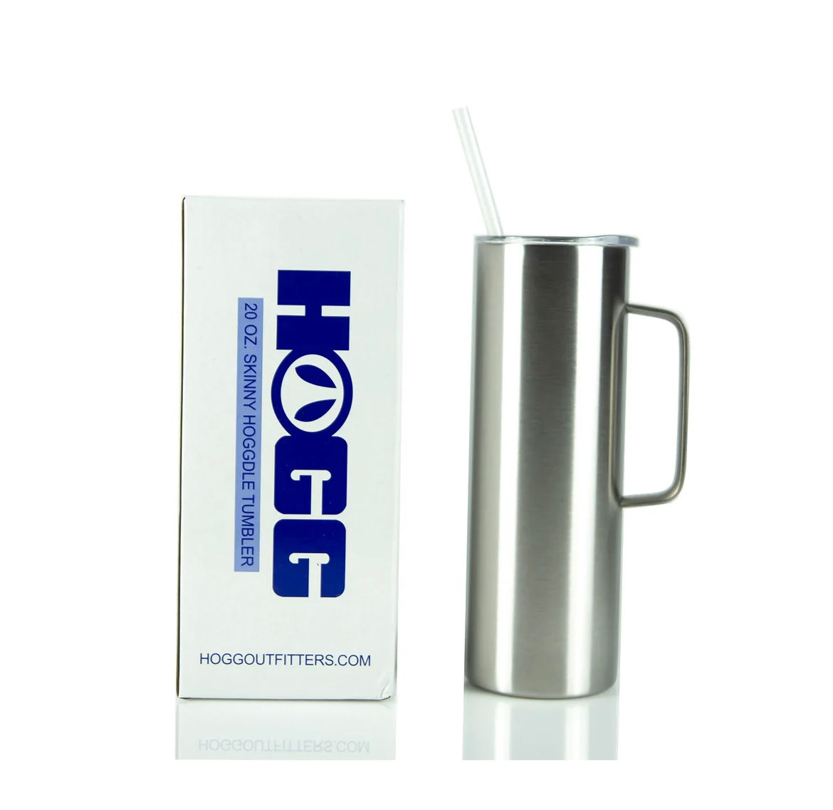 20 oz skinny tumbler w/handle *RESIN*