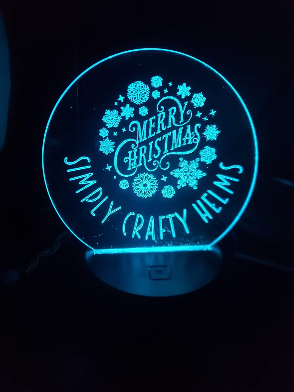 Thumbnail: Light up acrylic disc w/ stand