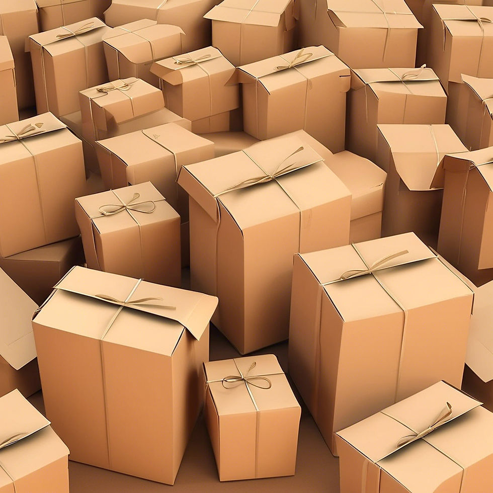 cardboard boxes scraps
