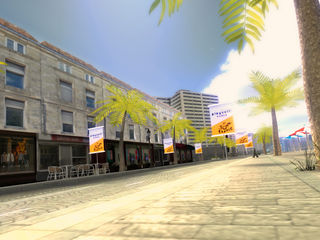 New city environment for mobile game