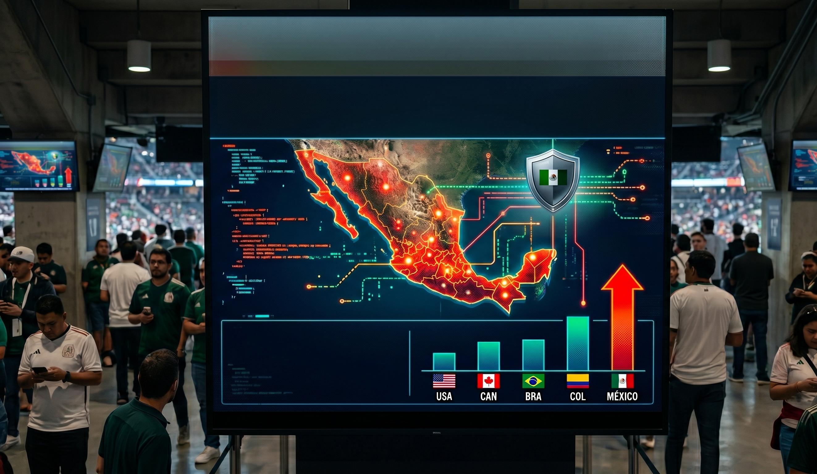 Alerta de ciberseguridad para el Mundial 2026: México registra el mayor promedio de ataques informáticos de la región