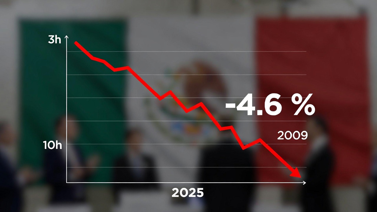 Caída de las remesas a México: -4.6 % en 2025, el descenso más pronunciado desde 2009