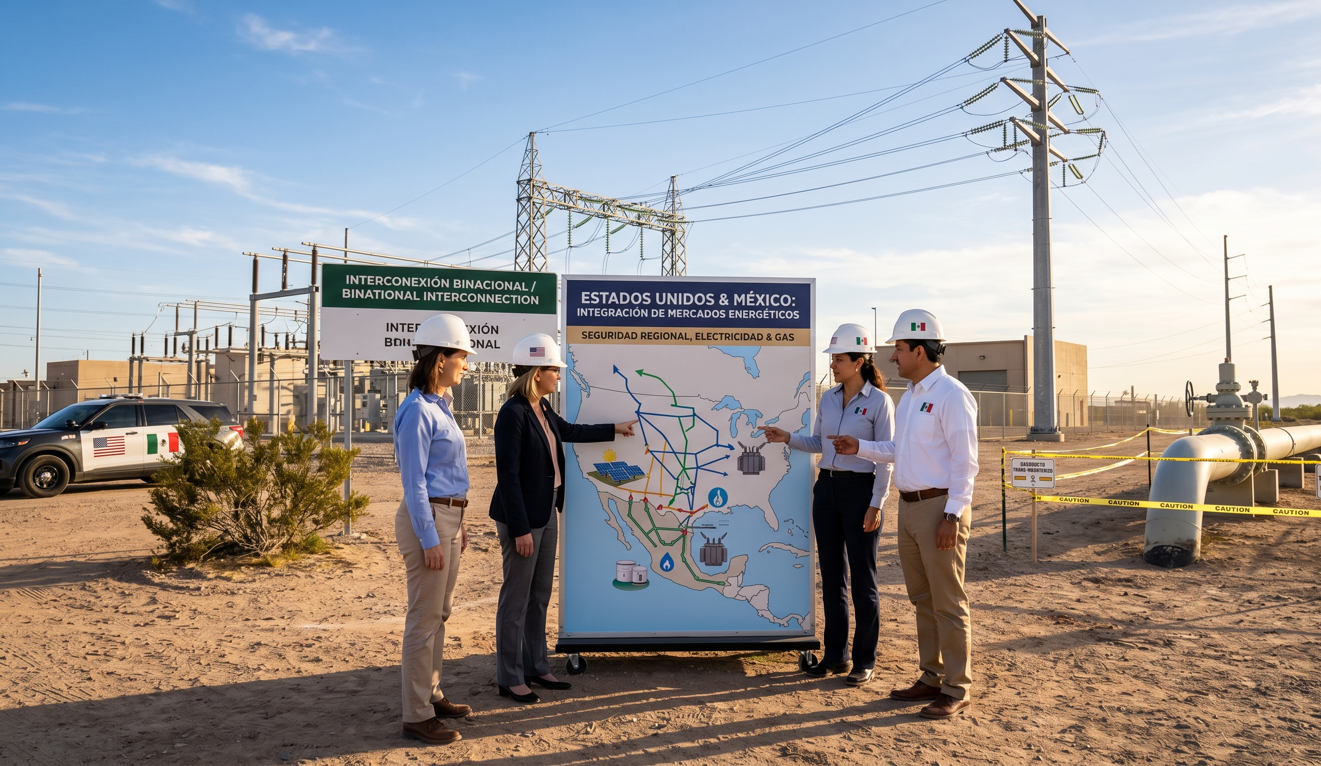 Estados Unidos y México impulsan una mayor integración de sus mercados de gas y electricidad para la seguridad regional