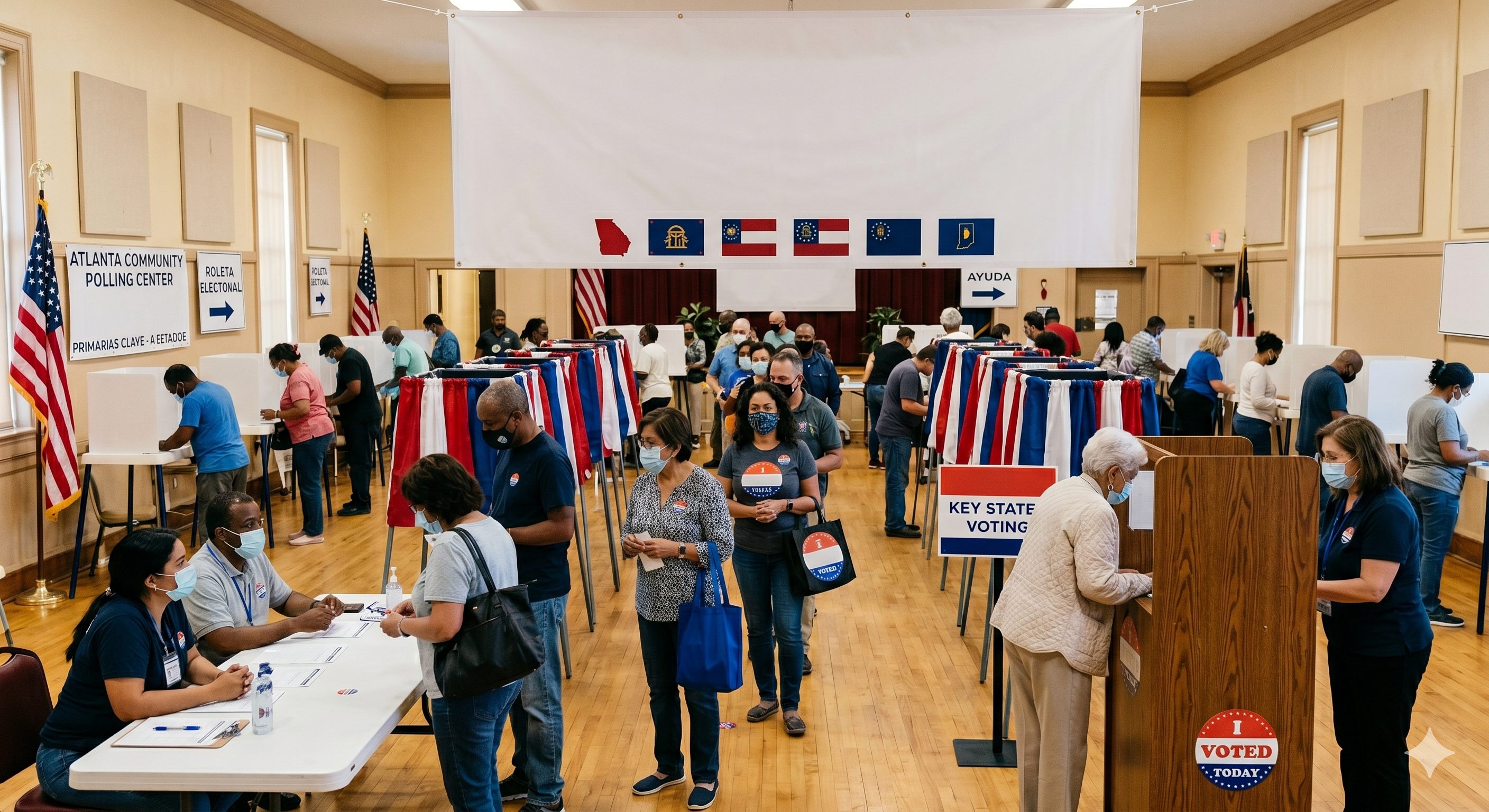 Estados Unidos celebra elecciones primarias clave en seis estados de cara al Congreso de noviembre