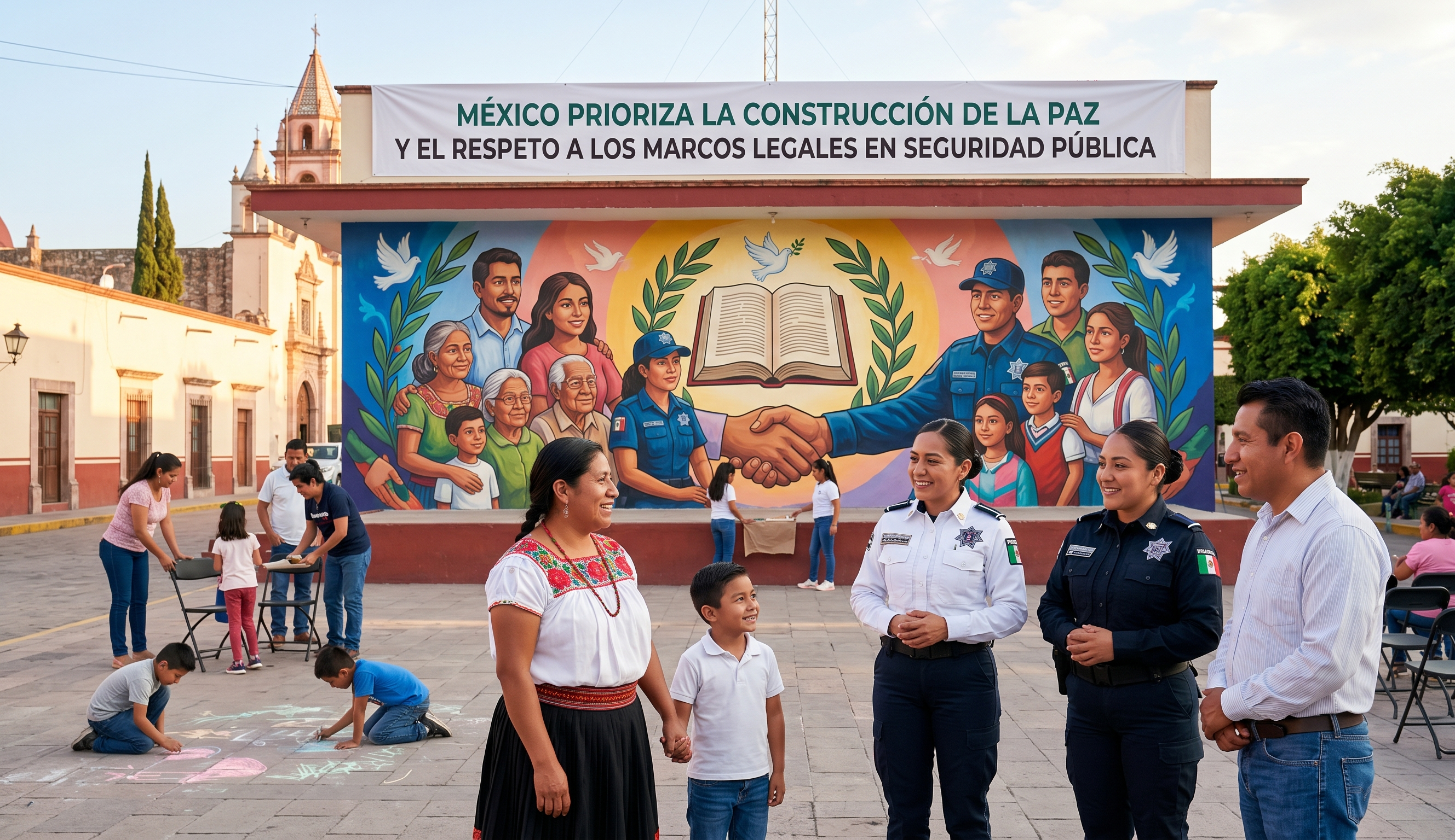 México prioriza la construcción de la paz y el respeto a los marcos legales en seguridad pública