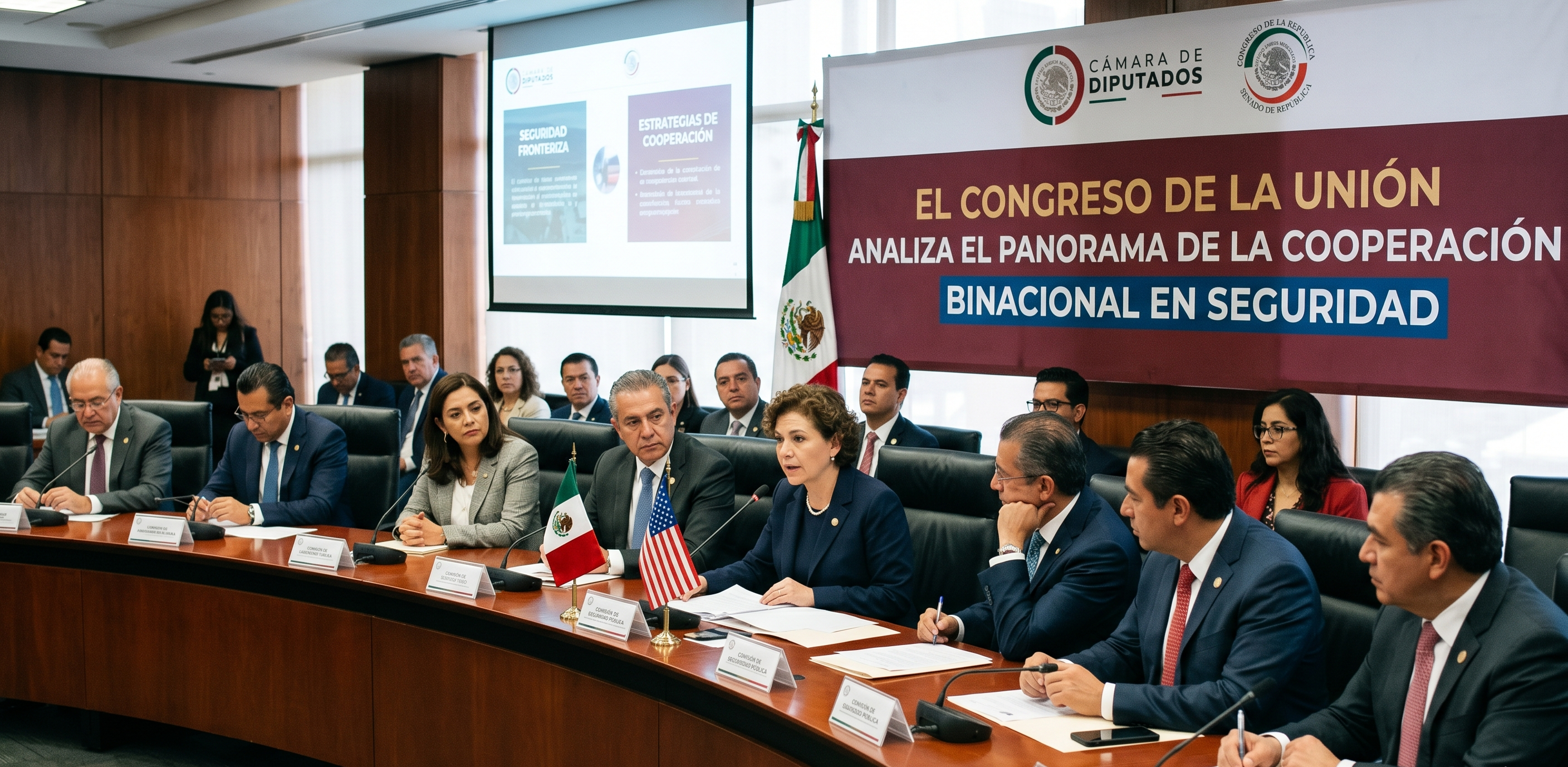 El Congreso de la Unión analiza el panorama de la cooperación binacional en seguridad