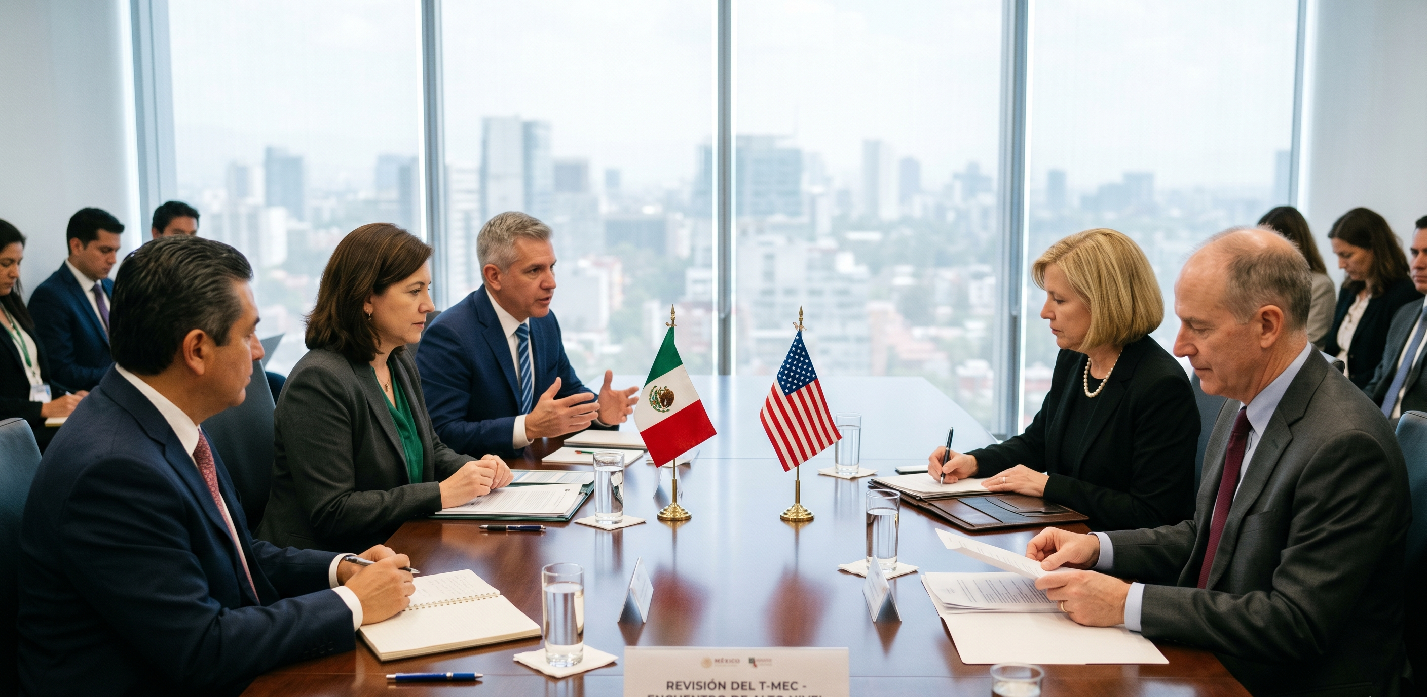 México y EE.UU. afinan detalles para la revisión del T-MEC en encuentro de alto nivel