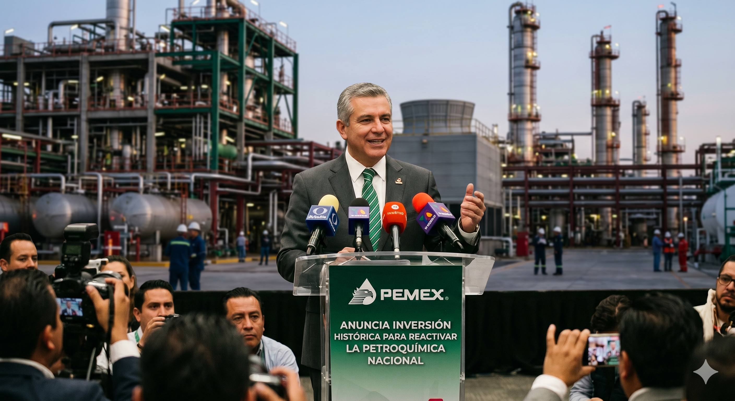 Pemex anuncia inversión histórica para reactivar la petroquímica nacional