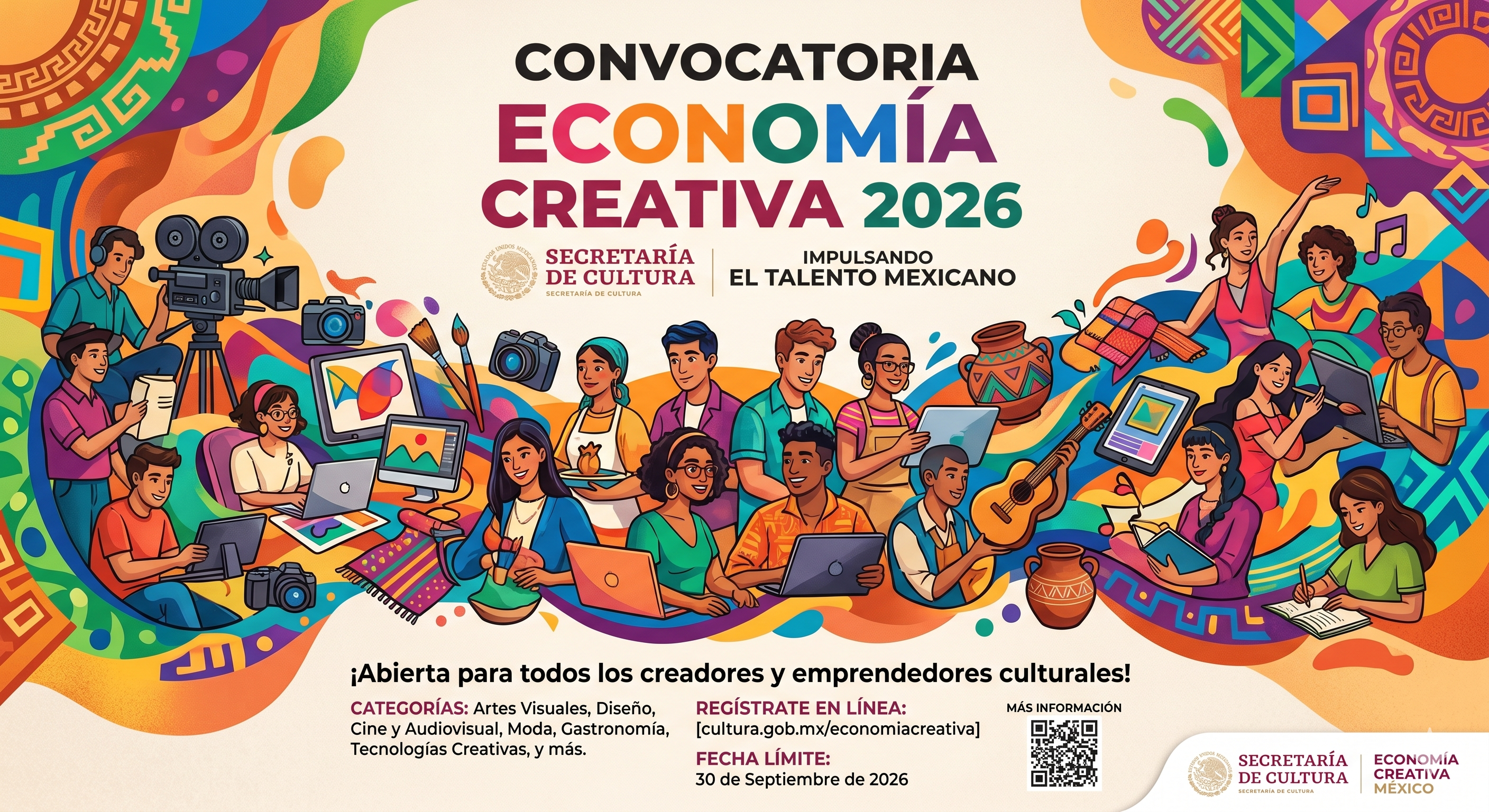 Secretaría de Cultura lanza Convocatoria Economía Creativa 2026
