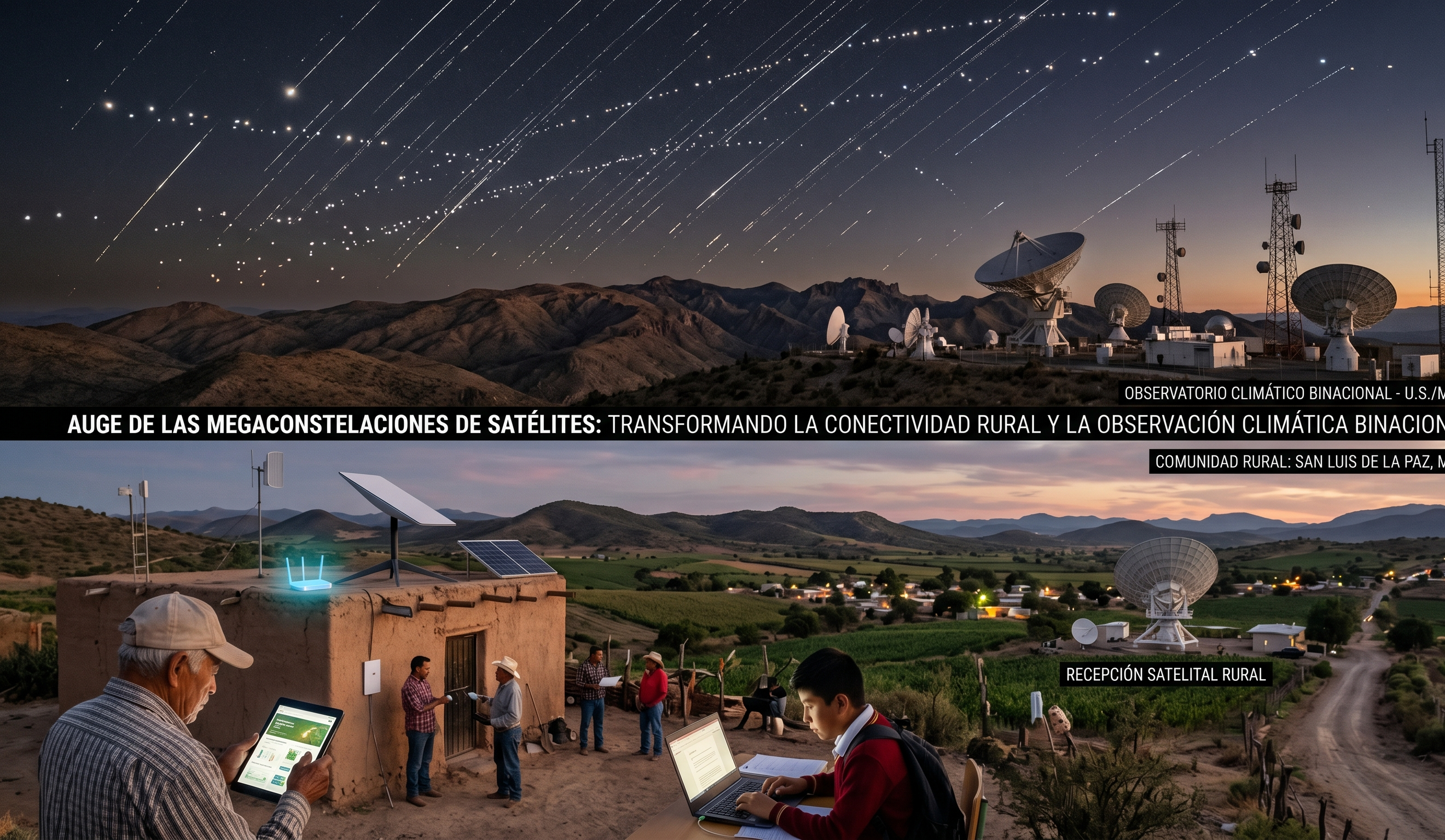 Auge de las megaconstelaciones de satélites transforma la conectividad rural y la observación climática binacional