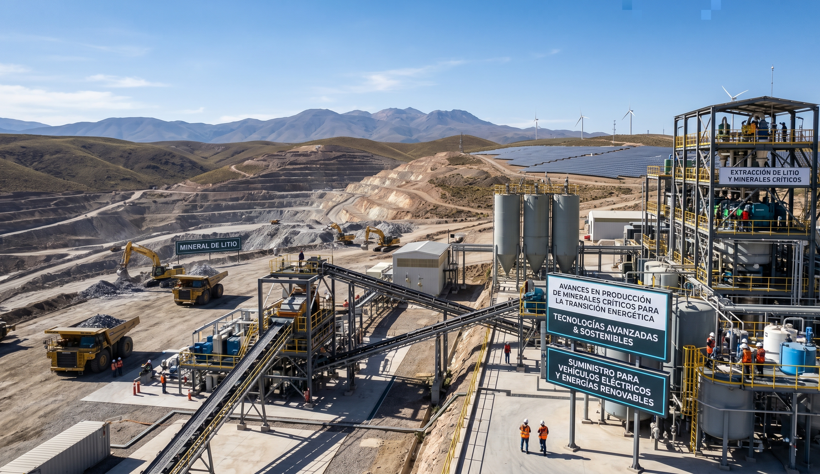 Avances en producción de minerales críticos para la transición energética