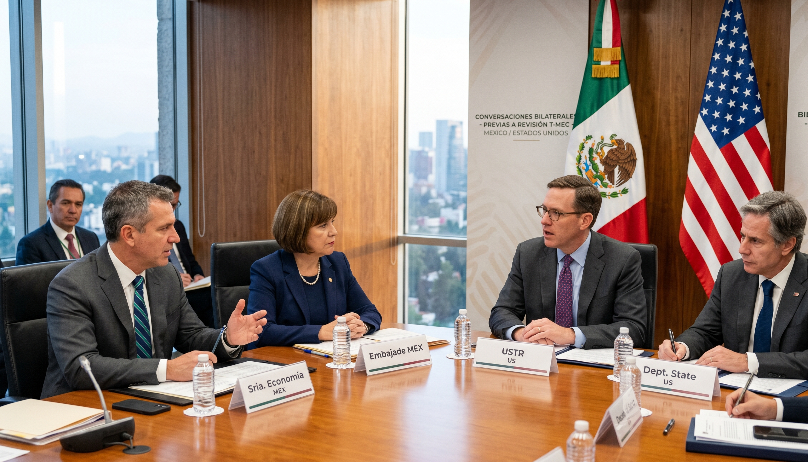 México y Estados Unidos inician conversaciones bilaterales previas a la revisión formal del T-MEC