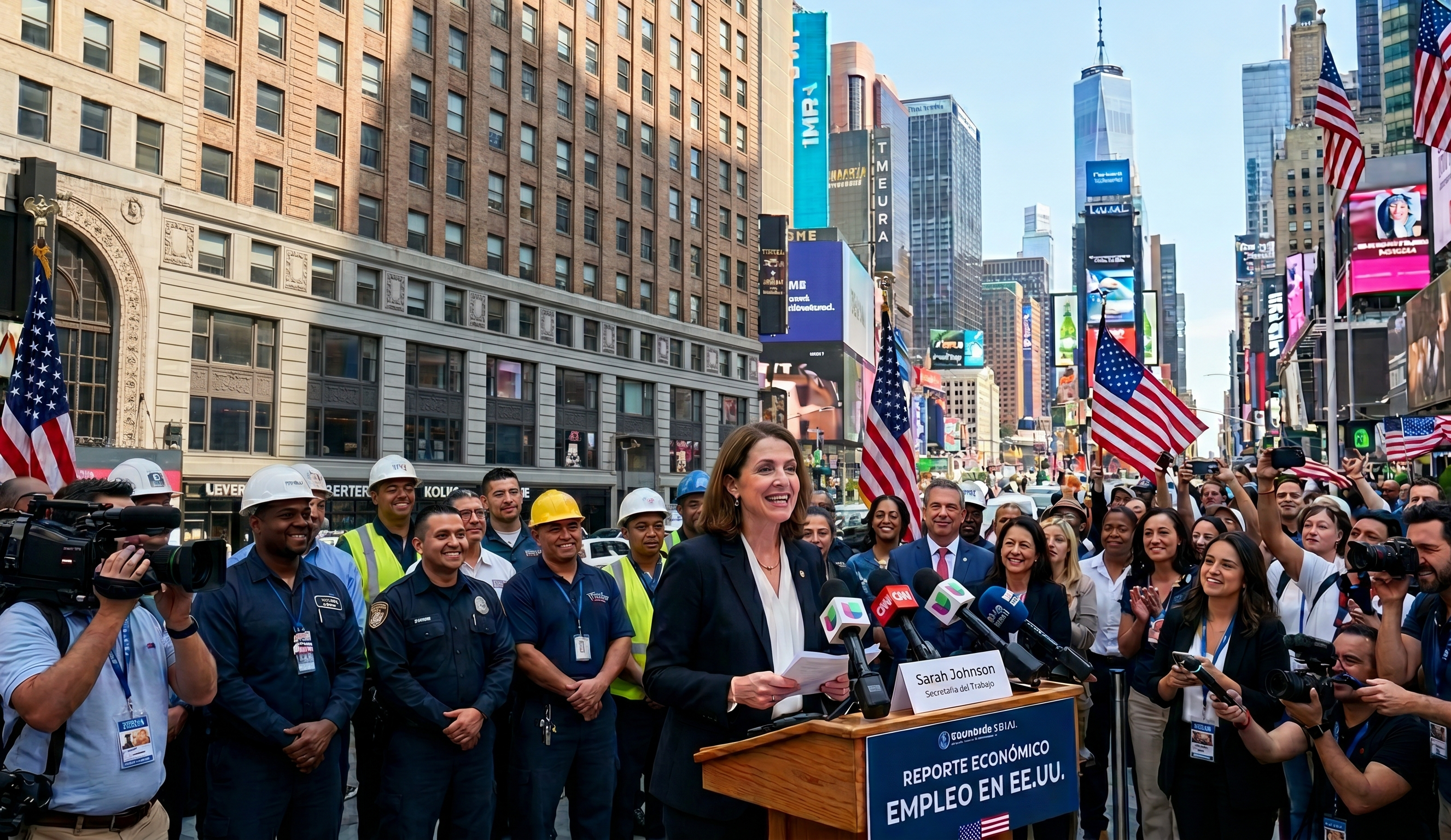 Economía de Estados Unidos genera 172 mil empleos y supera expectativa