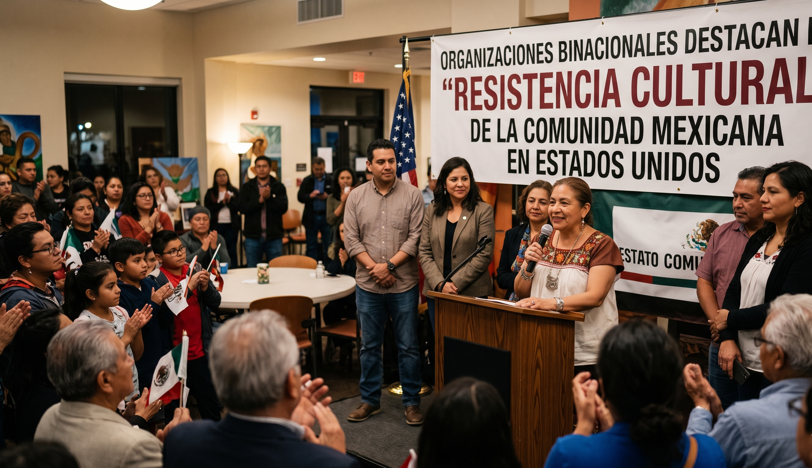 Organizaciones binacionales destacan la "resistencia cultural" de la comunidad mexicana en Estados Unidos