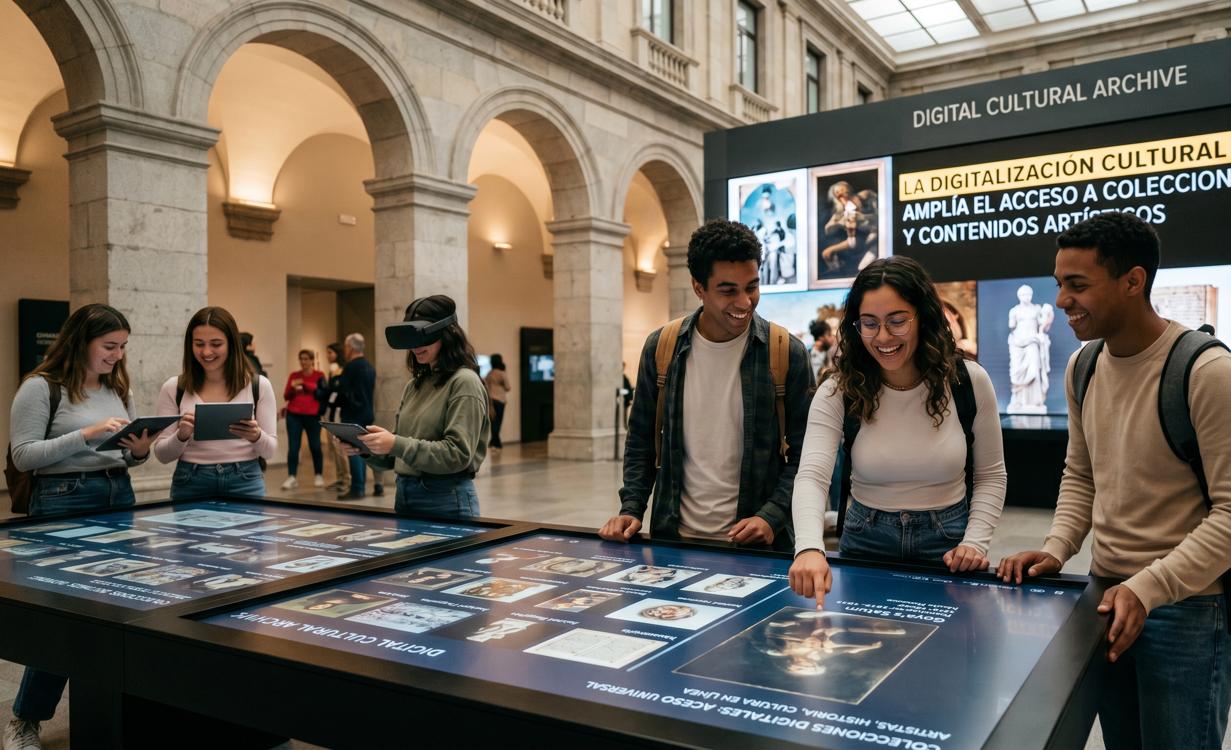 La digitalización cultural amplía el acceso a colecciones y contenidos artísticos