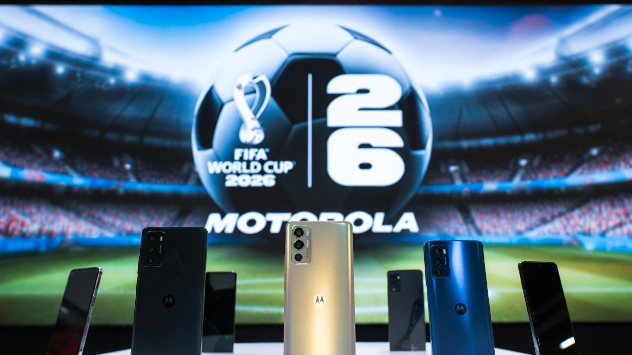 Motorola presenta nueva línea de smartphones vinculada al Mundial 2026