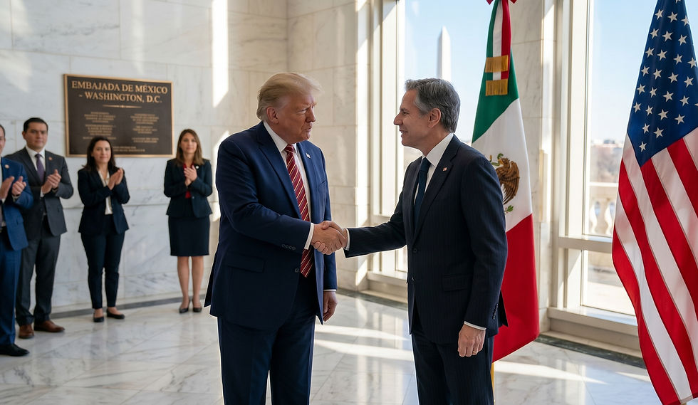 El nombramiento de Roberto Lazzeri Montaño en Washington fortalecerá la conducción financiera y comercial ante futuras negociaciones con Donald Trump.