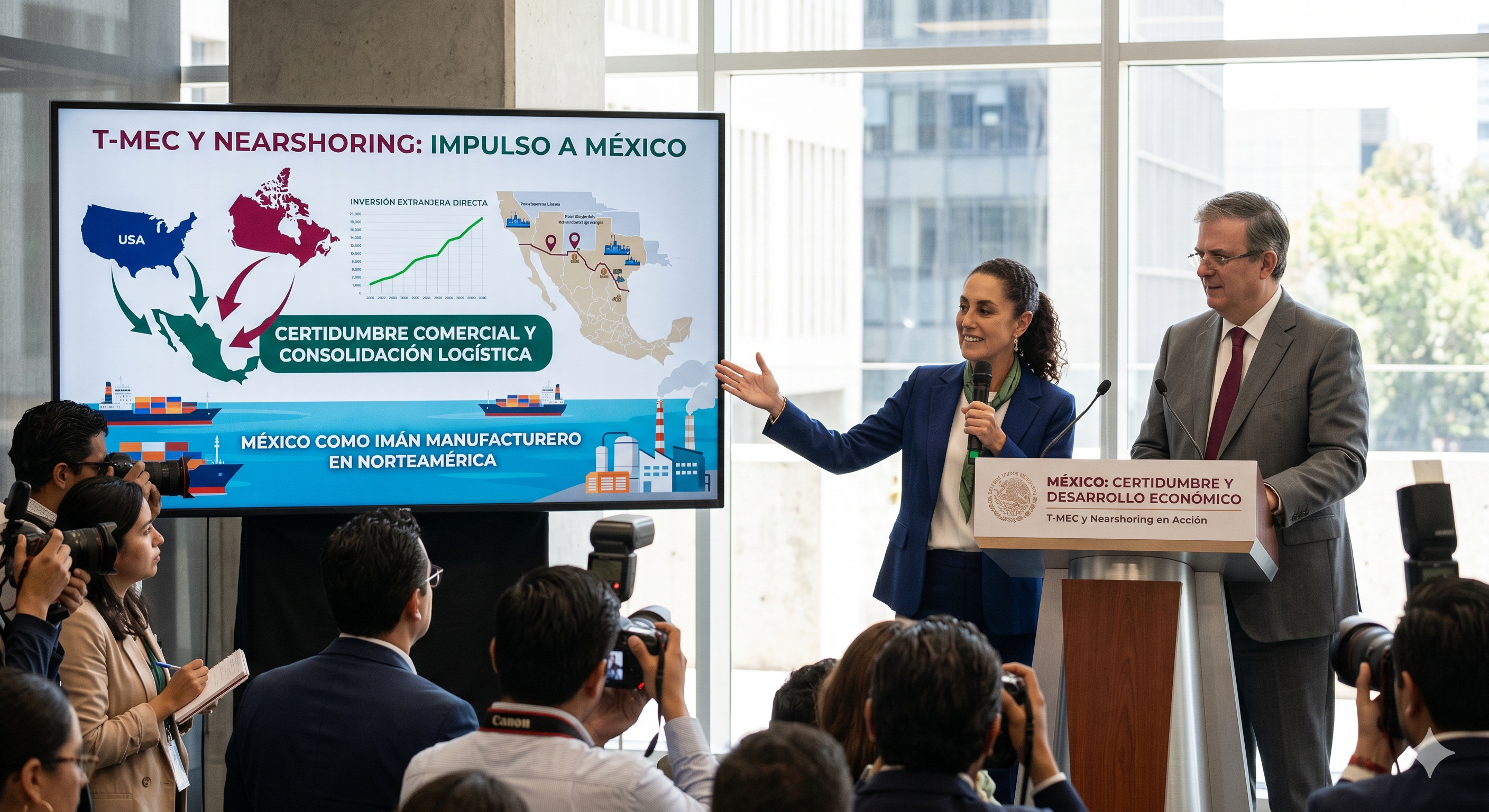 México registra récord de Inversión Extranjera Directa en el primer trimestre de 2026