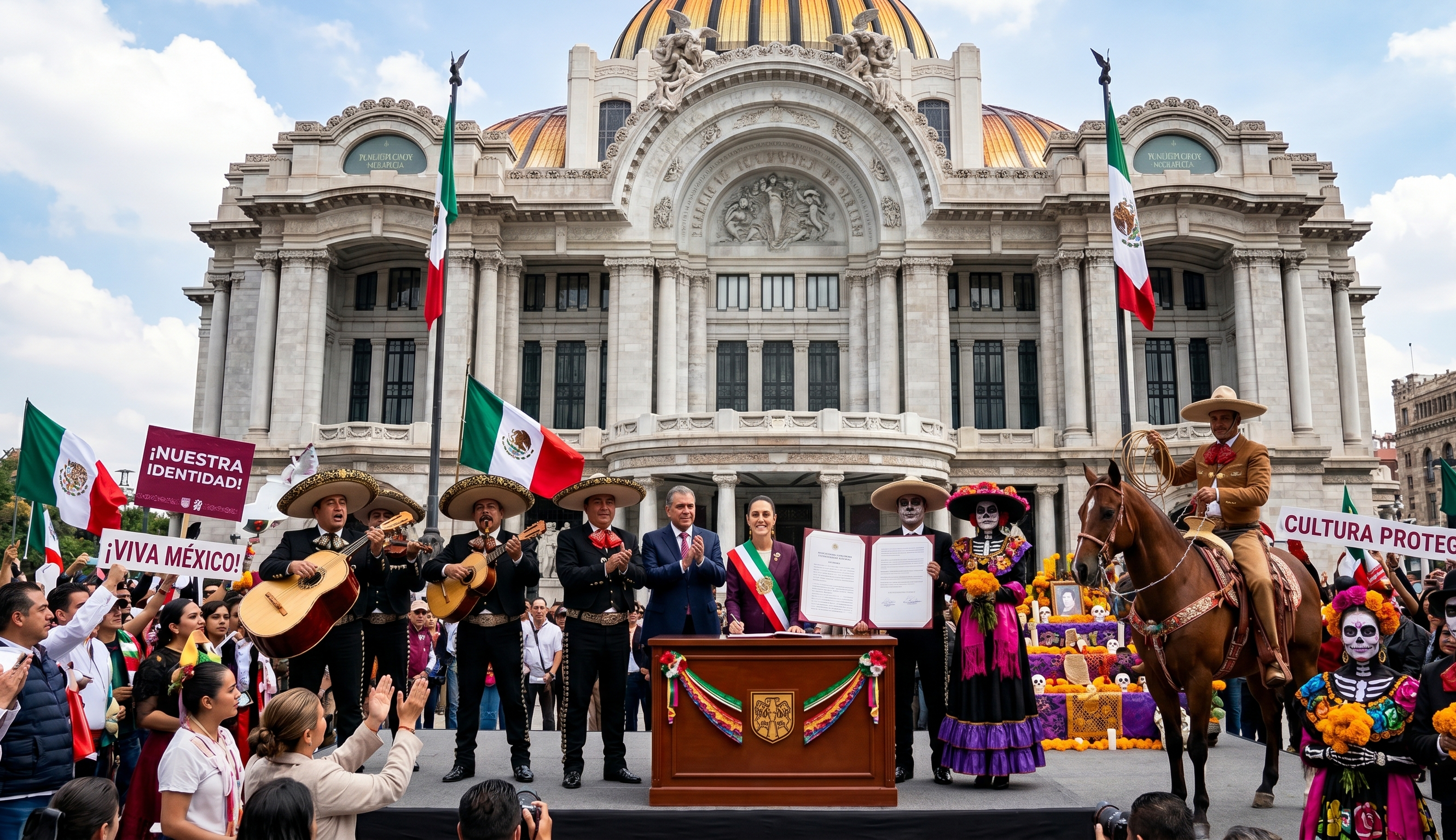 Salvaguarda de la Identidad: El mariachi, la charrería y el Día de Muertos son elevados a rango constitucional en la capital