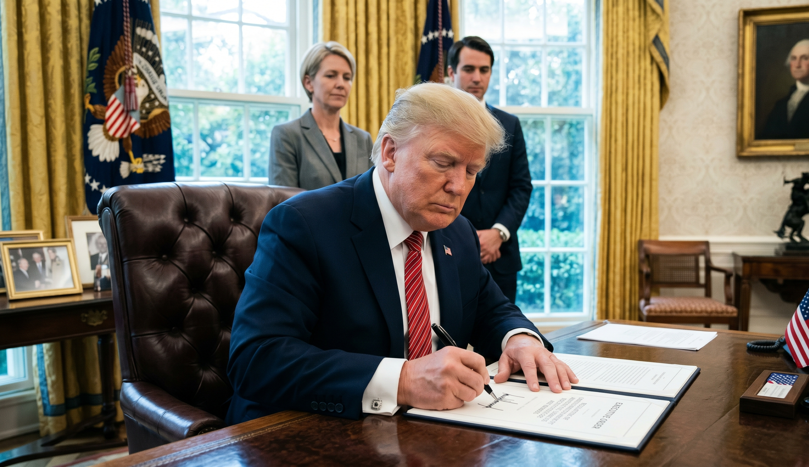 Orden ejecutiva de Donald Trump busca regular el acceso de migrantes indocumentados al sistema financiero y de remesas