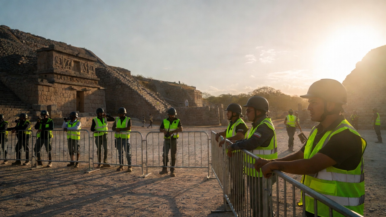 Preparativos de Seguridad en Zonas Arqueológicas por el Equino