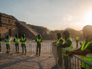 Preparativos de Seguridad en Zonas Arqueológicas por el Equino