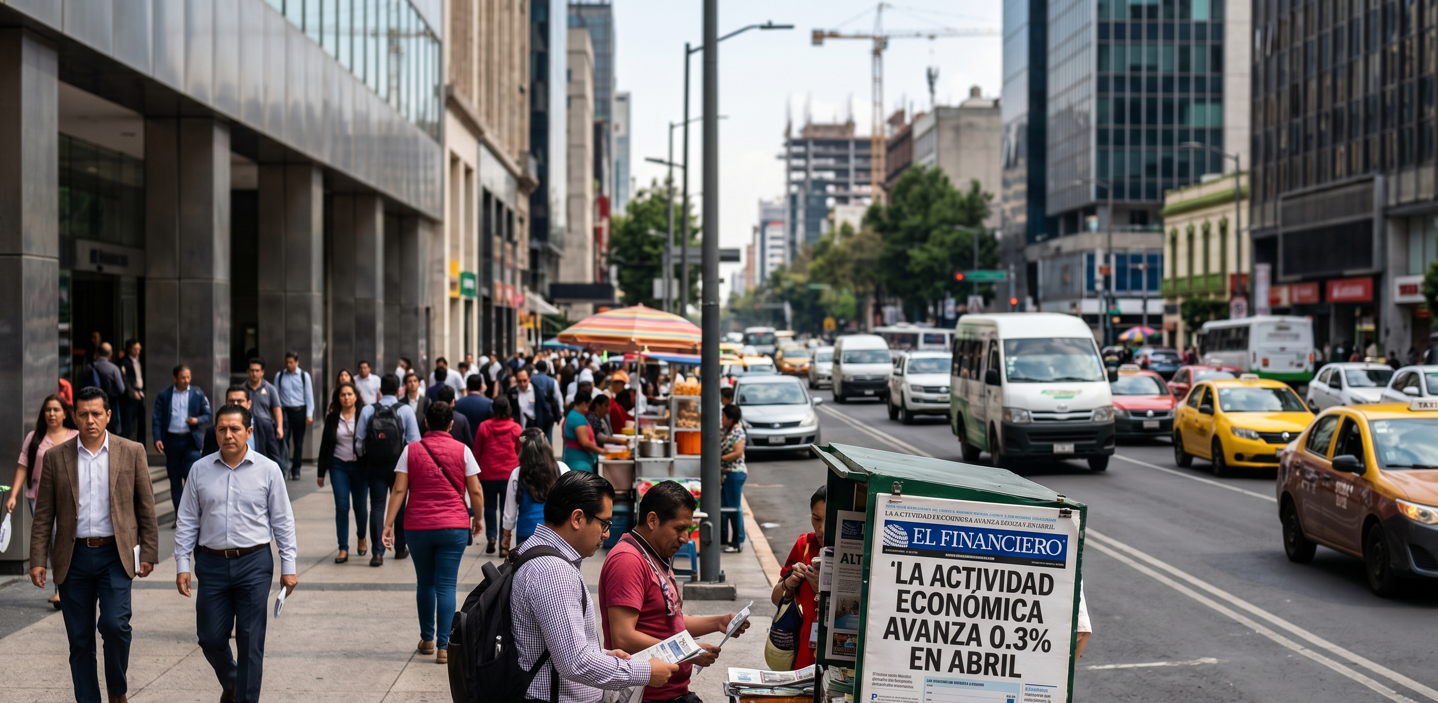 La actividad económica en México inicia el segundo trimestre con un avance de 0.3% en abril