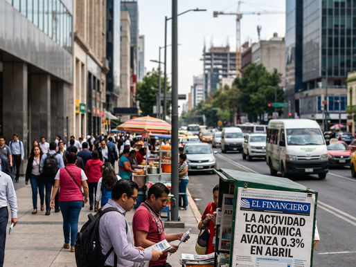 La actividad económica en México inicia el segundo trimestre con un avance de 0.3% en abril