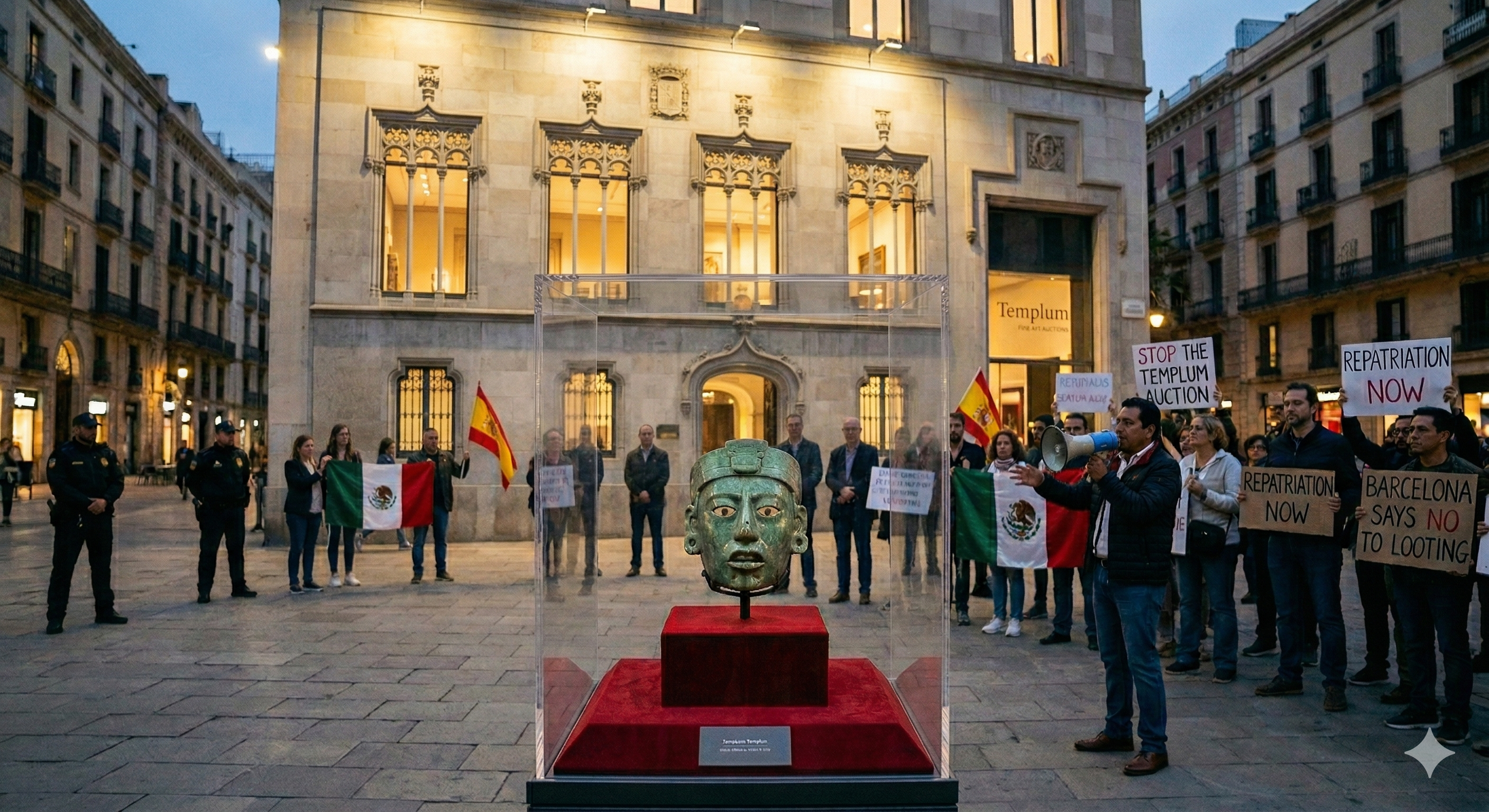 México exige a España la cancelación de subasta de arte prehispánico en Barcelona