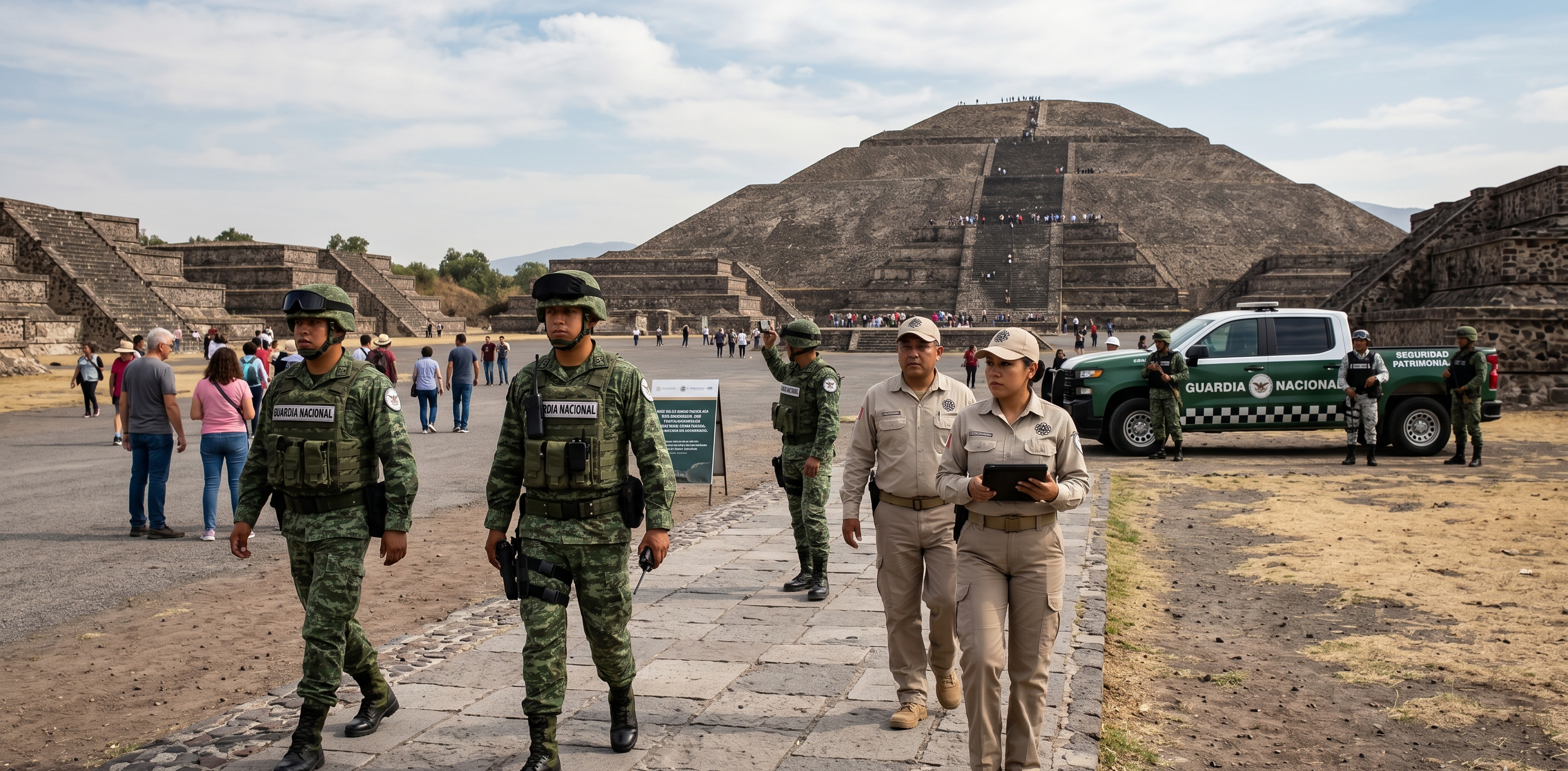 Fortalecimiento de la Seguridad en Teotihuacan: Estrategia Federal para el Resguardo del Patrimonio
