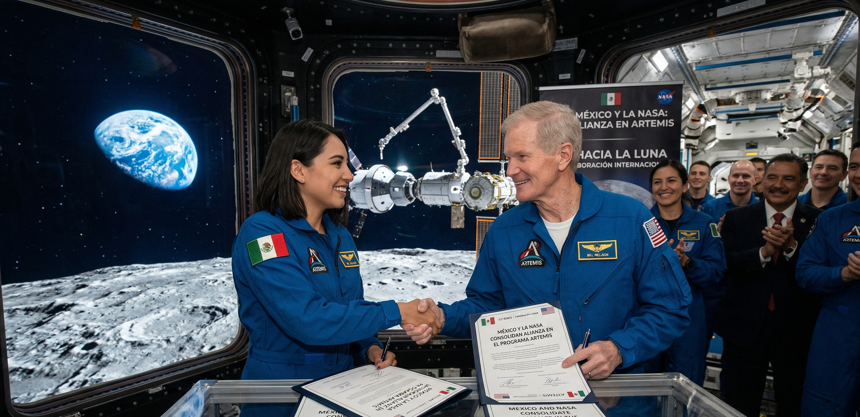 México y la NASA consolidan alianza en el programa Artemis para la exploración lunar