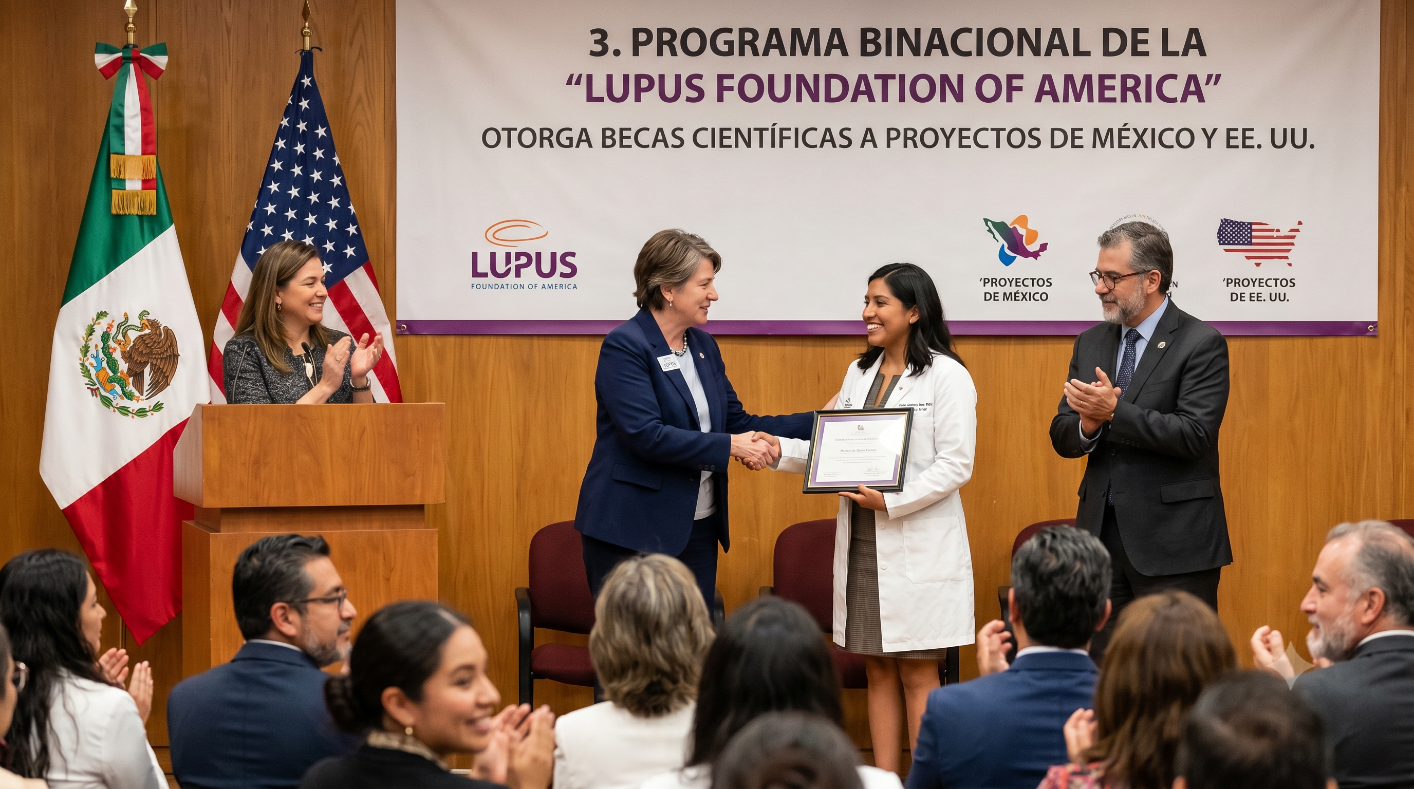 Programa binacional de la 'Lupus Foundation of America' otorga becas científicas a proyectos de México y EE. UU.