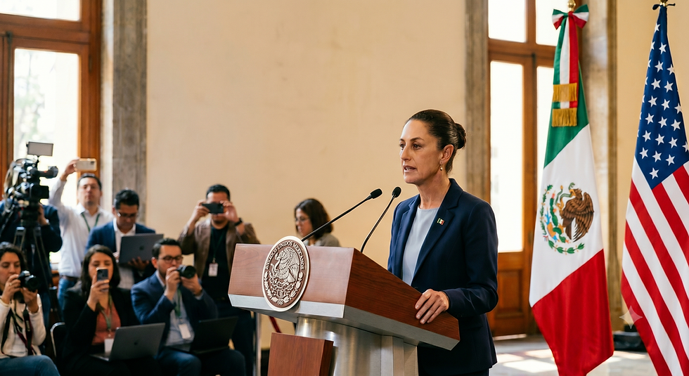 La presidenta Claudia Sheinbaum señaló que la relación entre México y Estados Unidos se mantiene mediante canales institucionales de diálogo y comunicación directa entre ambos gobiernos.