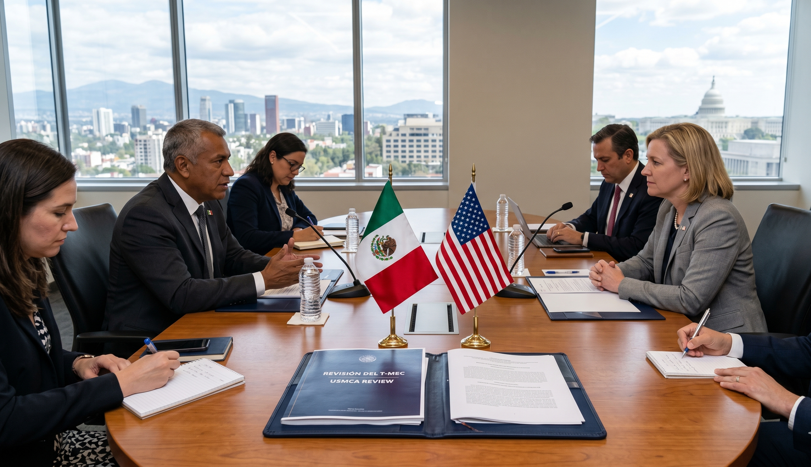 México y Estados Unidos inician conversaciones formales para la revisión del T-MEC