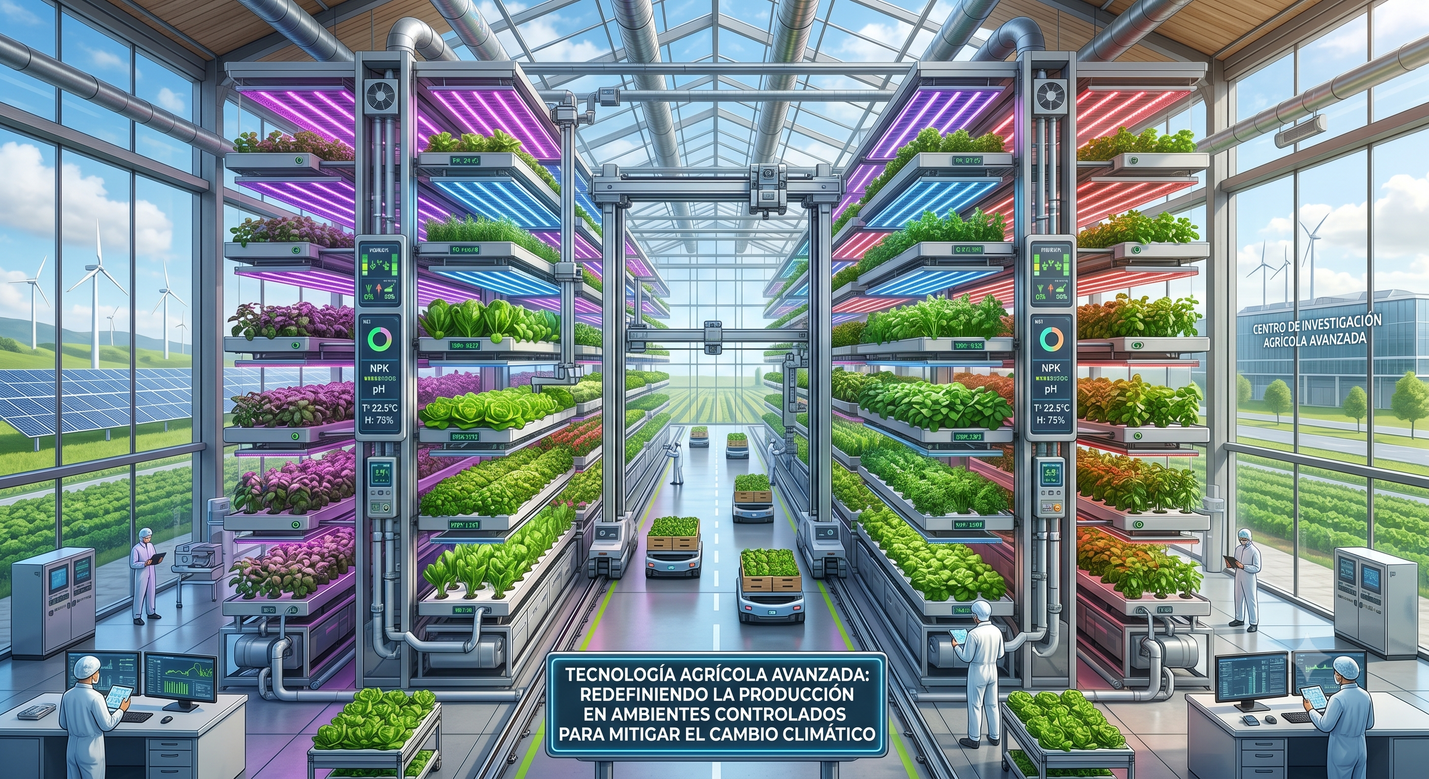 Tecnología Agrícola Avanzada: Redefiniendo la producción en ambientes controlados para mitigar el cambio climático