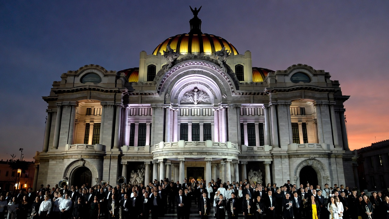 Celebración de 125 Años de la Banda Sinfónica de Hidalgo en Bellas Artes