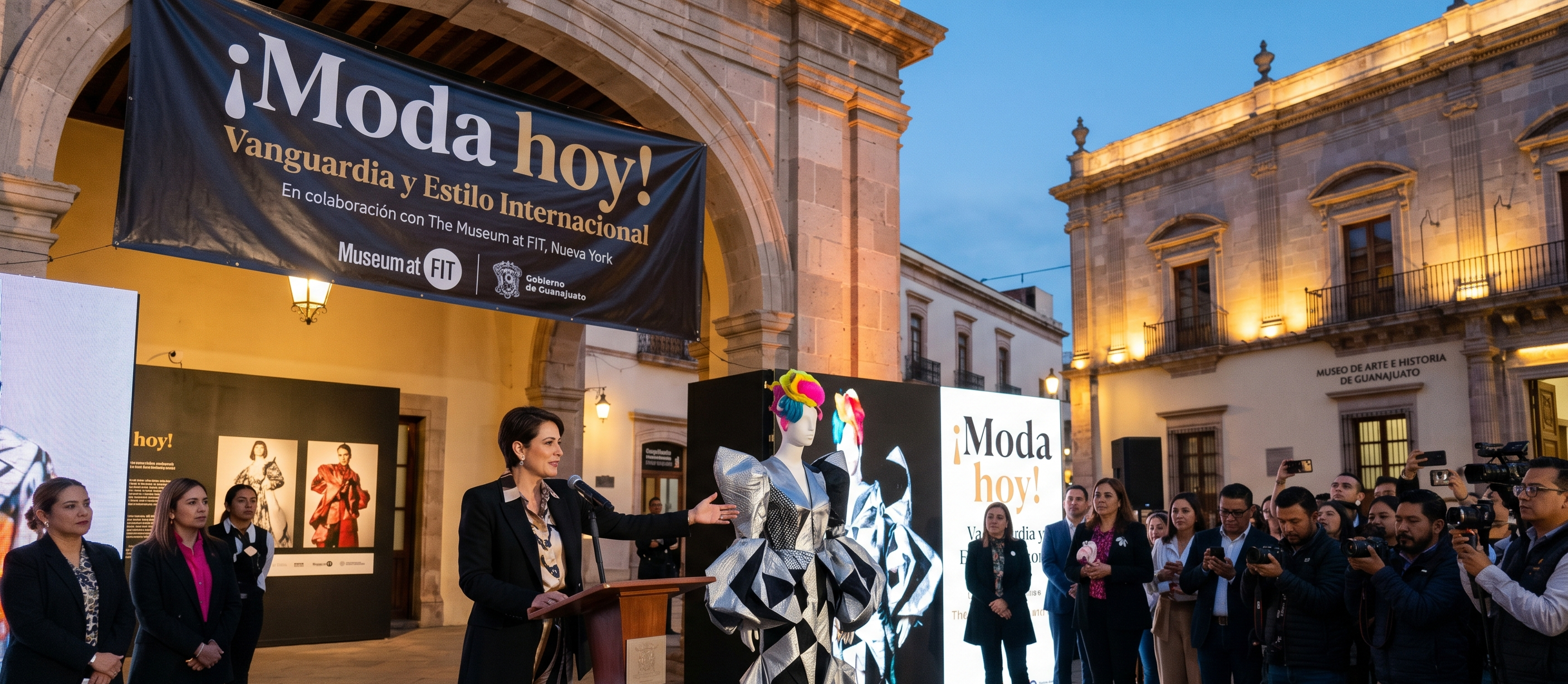 Presentan en Guanajuato la vanguardista muestra internacional '¡Moda hoy!' en colaboración con The Museum at FIT de Nueva York