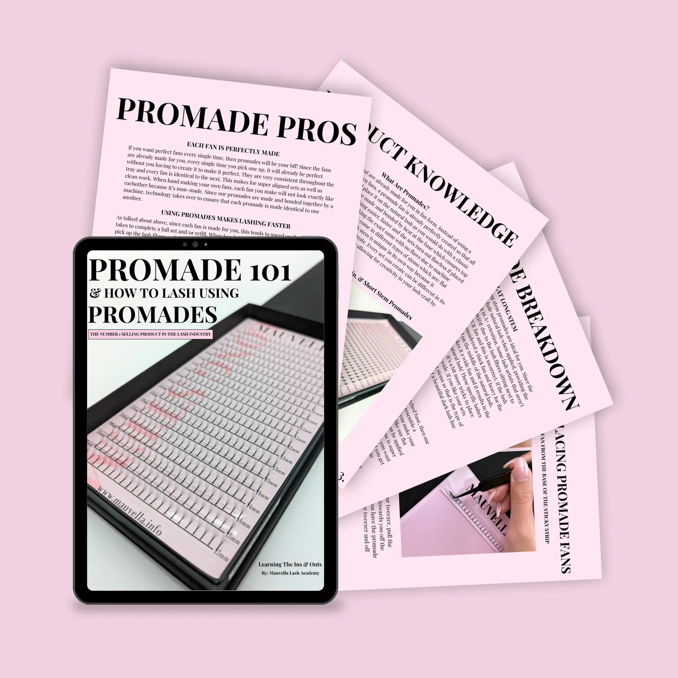 Mauvella Lash Academy Promade 101 E-Book
