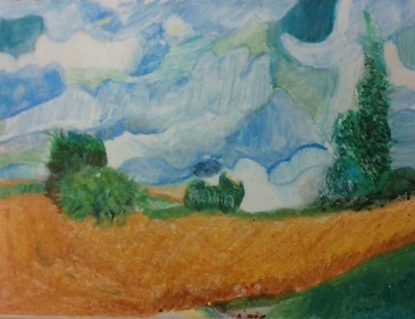 Kaelib Rose, Van Gogh Study, 2020