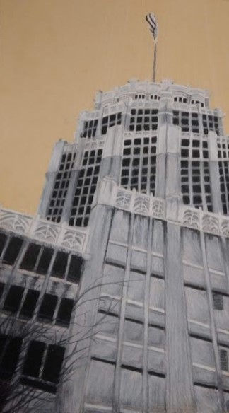 Kat Long, Perspective in Charcoal, 2021.