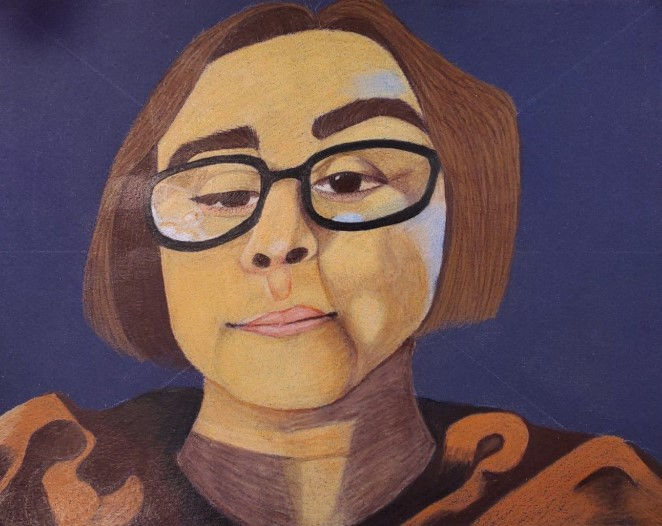 Brott, Lani, Colored Pencil Self Portrai