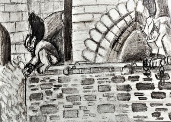 Lani Brott, Perspective in Charcoal, 202