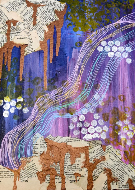 Non-Objective Mixed Media - Paige Ballar